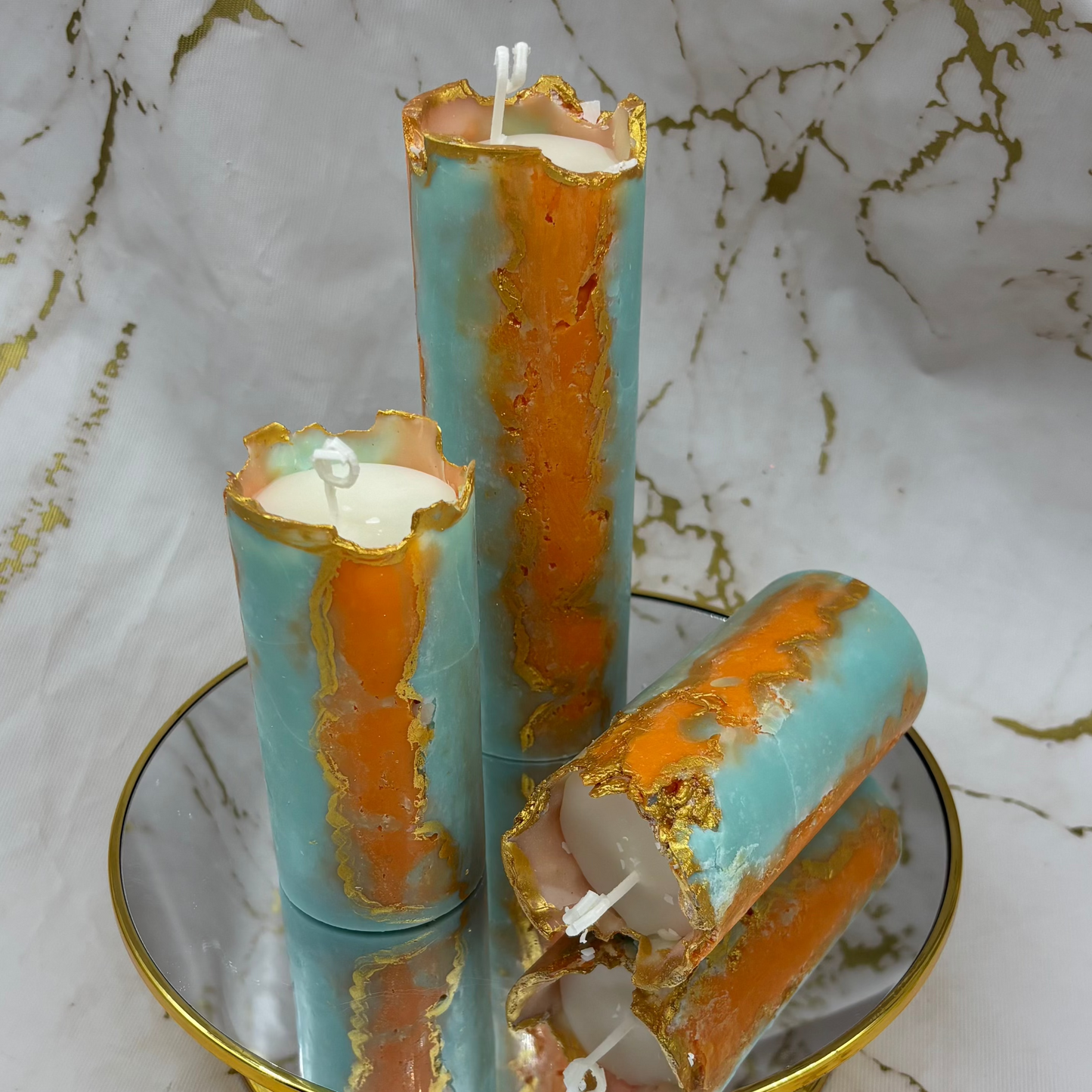 Candle Pillars & Faces
