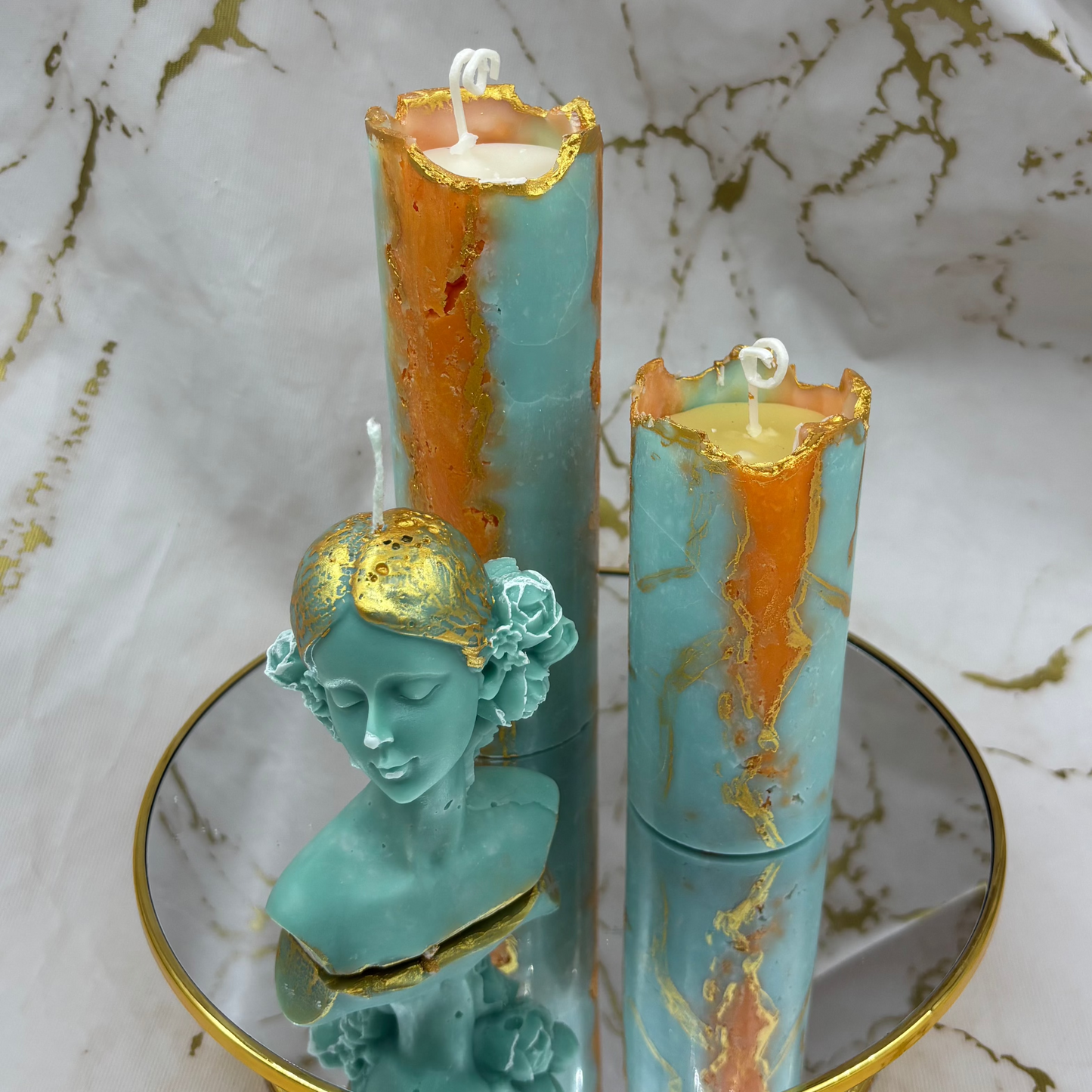 Candle Pillars & Faces