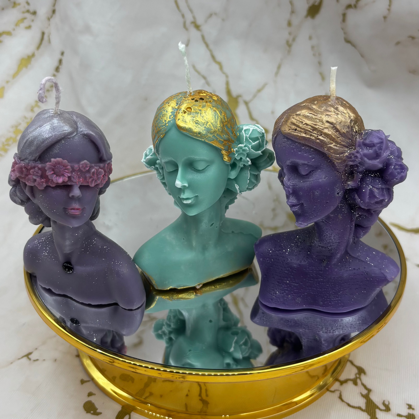 Candle Pillars & Faces