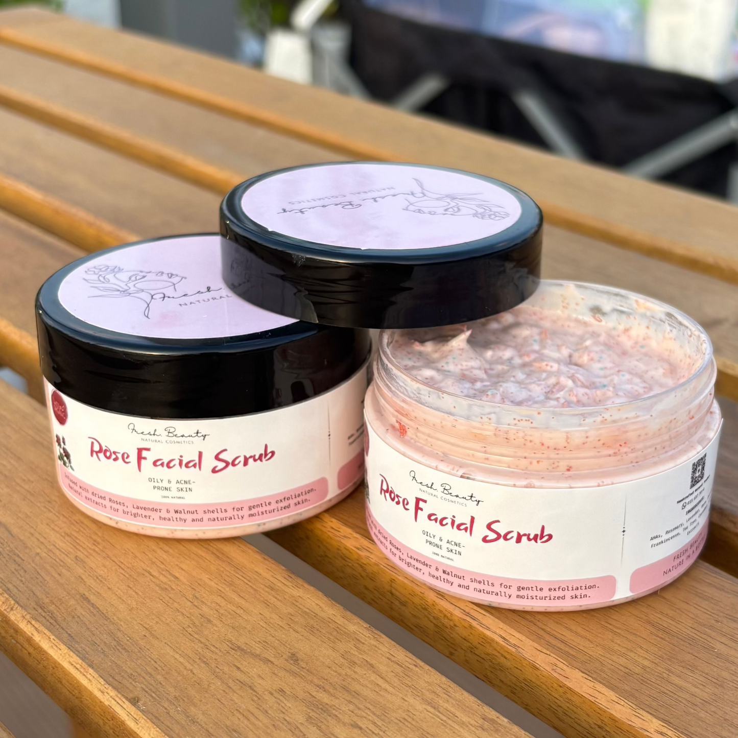 Rose Facial Scrub