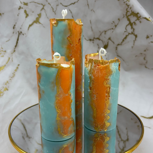 Candle Pillars & Faces