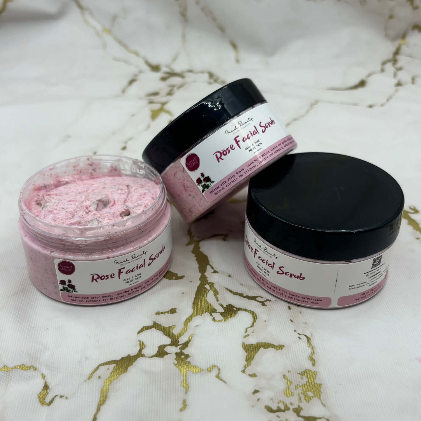 Rose Facial Scrub